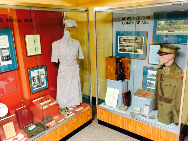 Army Medicine Comes of Age - exhibit at the Lewis Army Museum.